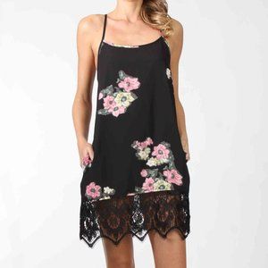 Floral slip dress cut on the bias $98 Size XS NWT